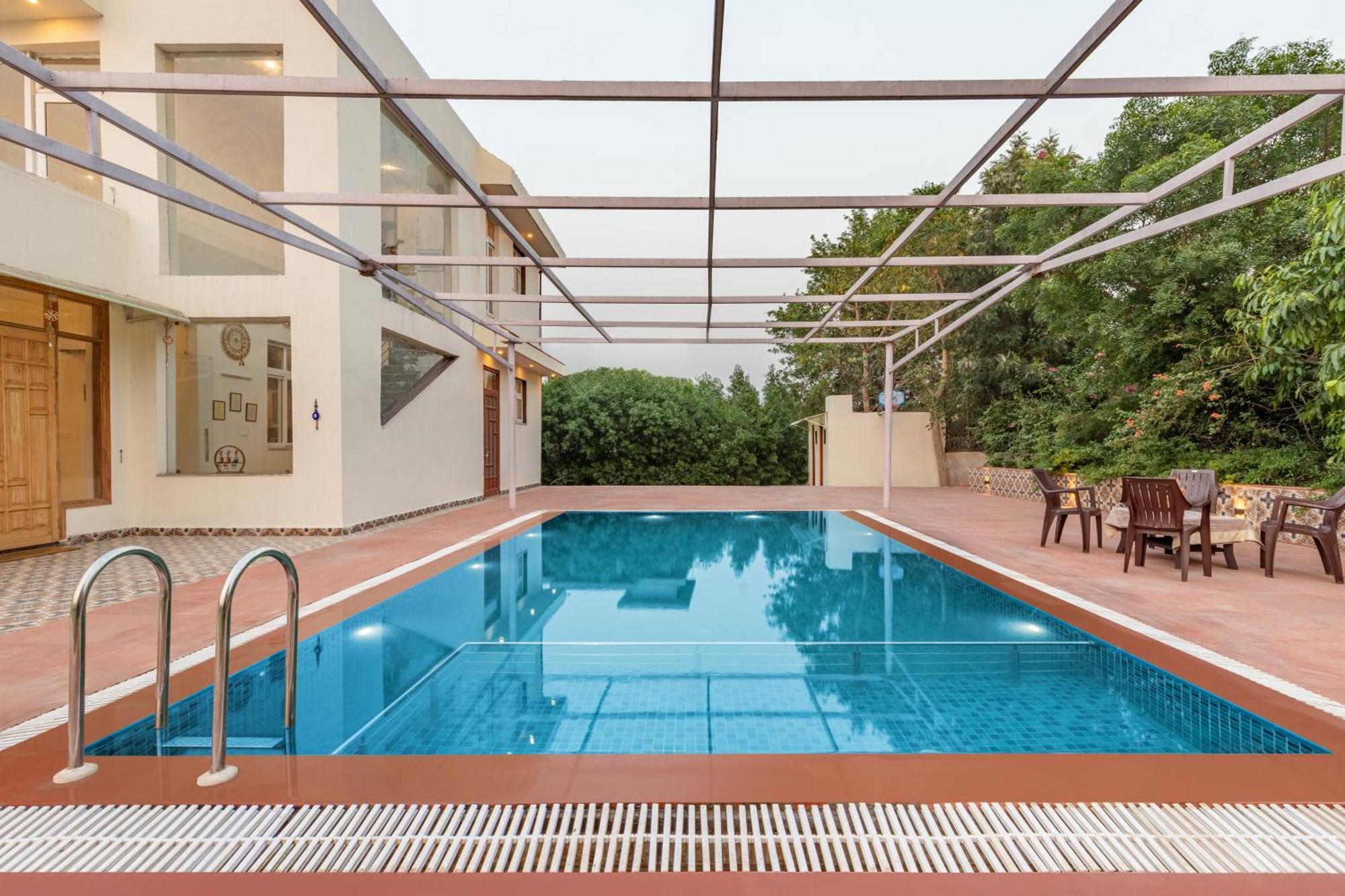 Alaya Stays Raga 2Bhk Farmstay With An Entertainment Lounge Sohna Luaran gambar